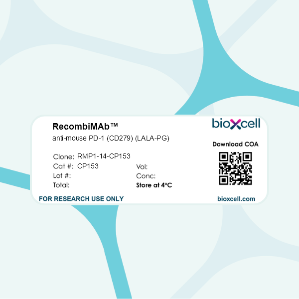 RecombiMAb anti-mouse PD-1 (CD279) (LALA-PG) | Bio X Cell